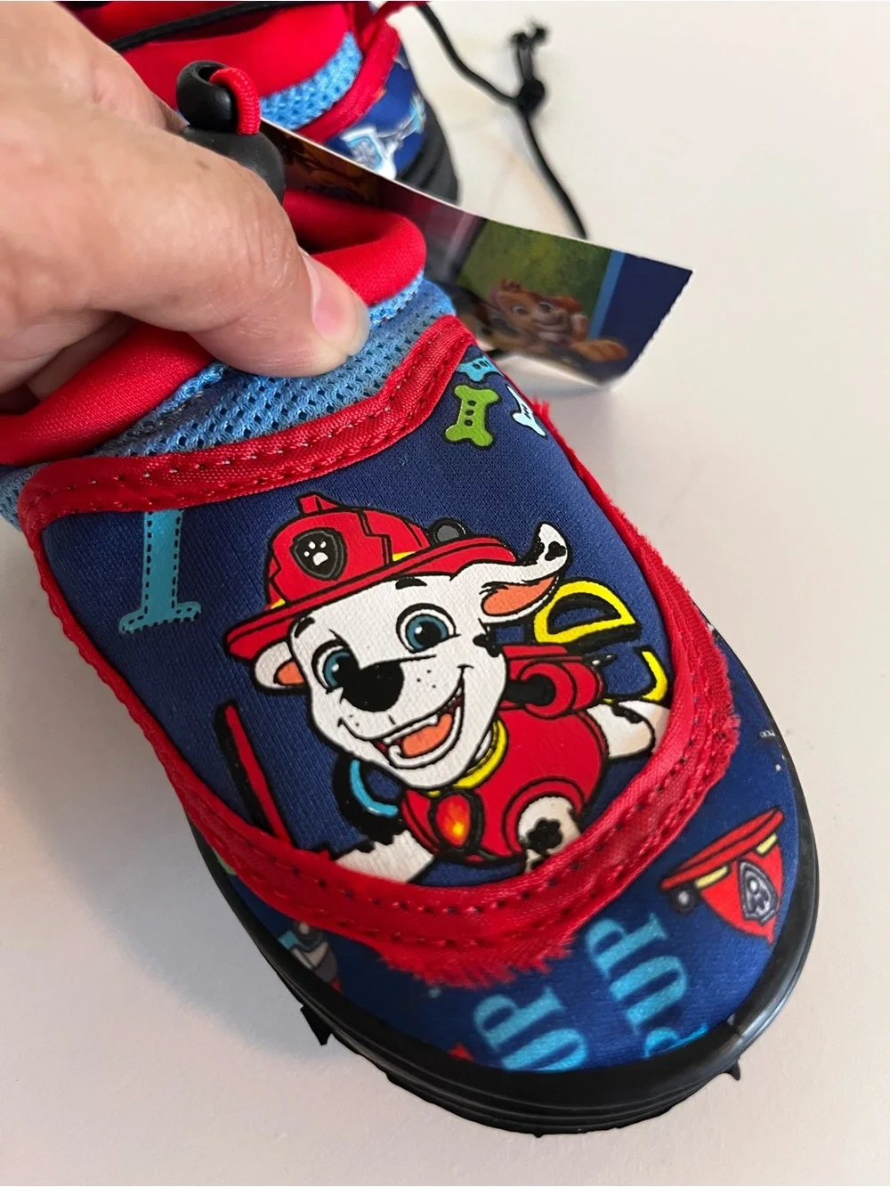 Nickelodeon Paw Patrol Toddler Kids Blue Water Shoes Size 7-8 Summer Beach NWT
